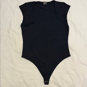Second Skin Overalls Black Bodysuit